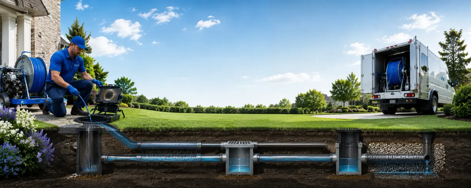 Outdoor drain cleaning information for Leesville, TX